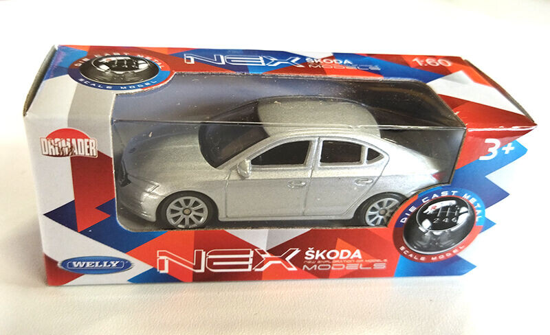 Welly Škoda Octavia stříbrná 1:60 